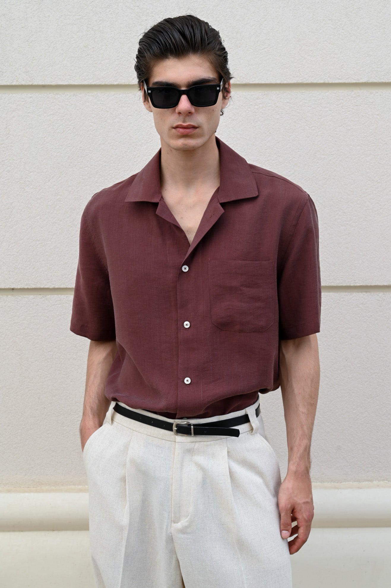 Πουκάμισο regular fit με τσέπη