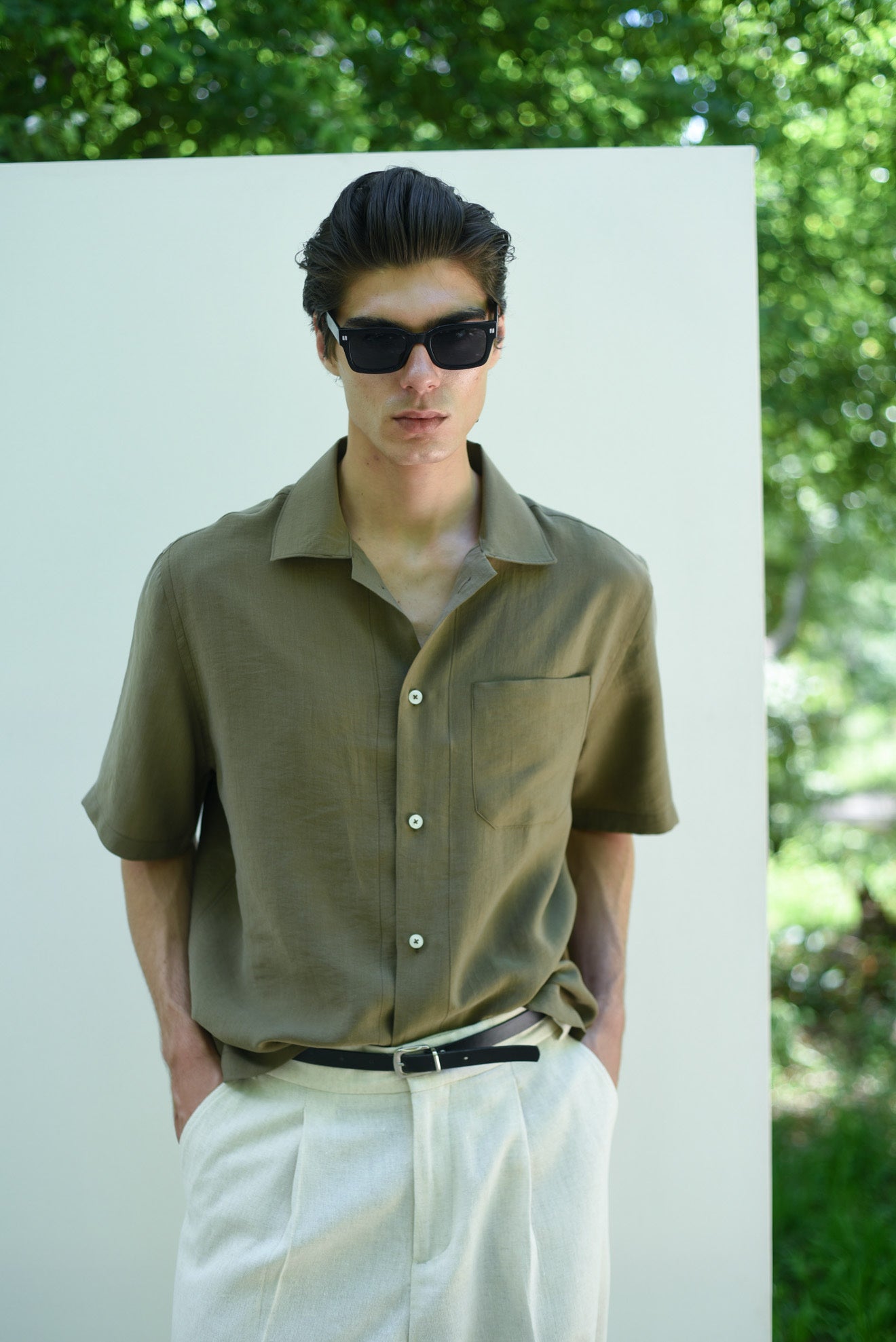 Πουκάμισο regular fit με τσέπη