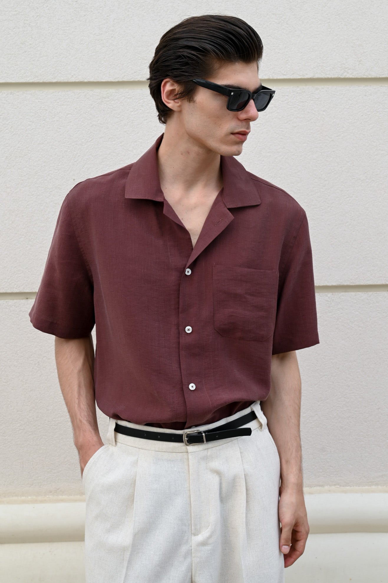 Πουκάμισο regular fit με τσέπη