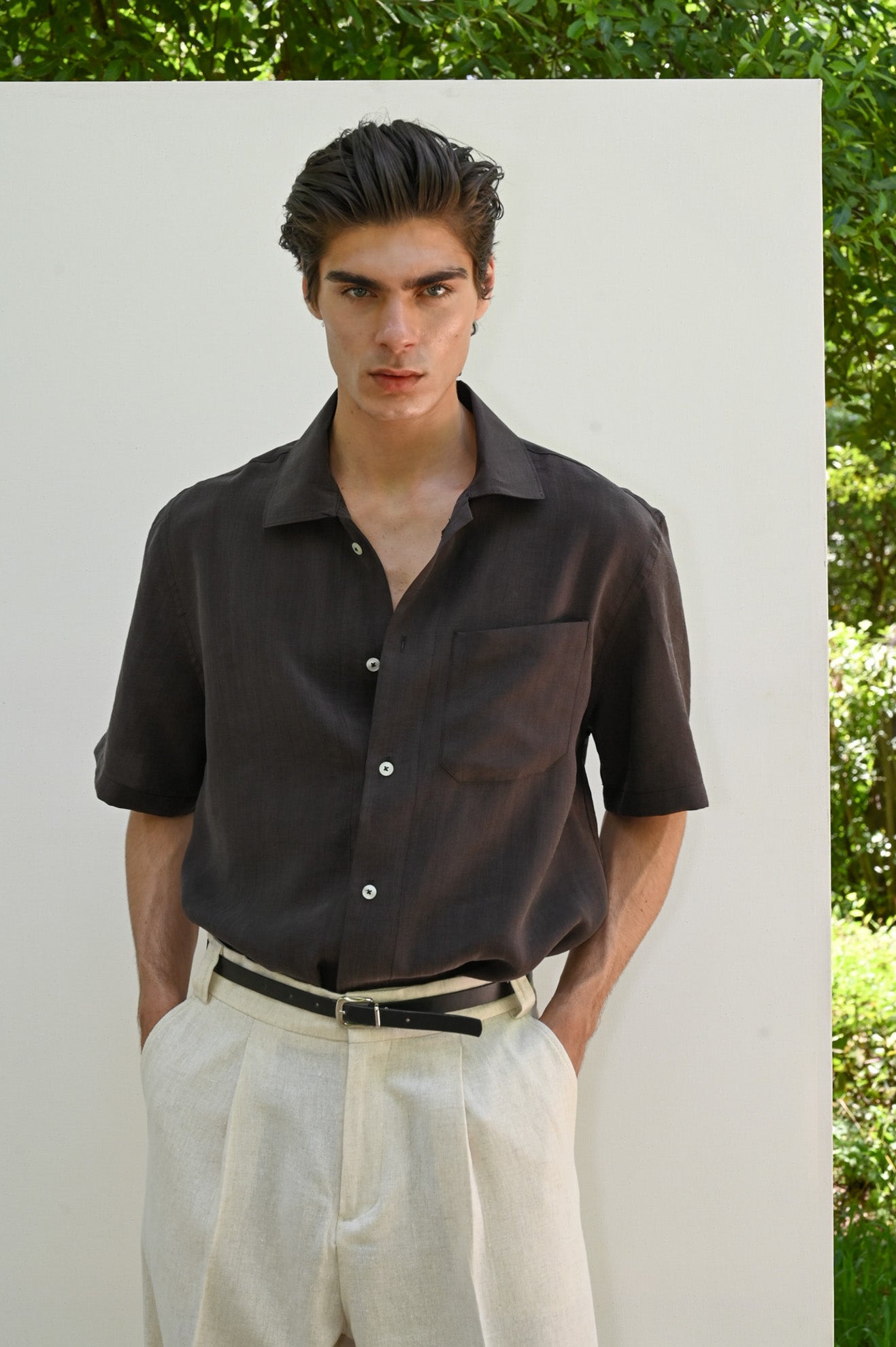 Πουκάμισο regular fit με τσέπη
