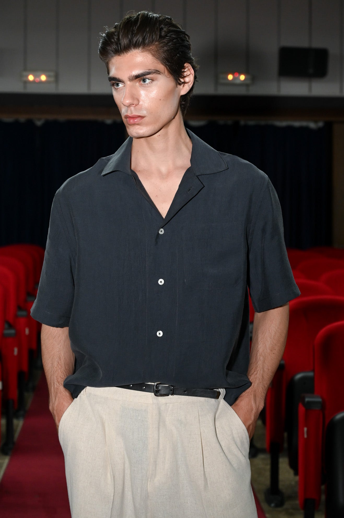 Πουκάμισο regular fit με τσέπη