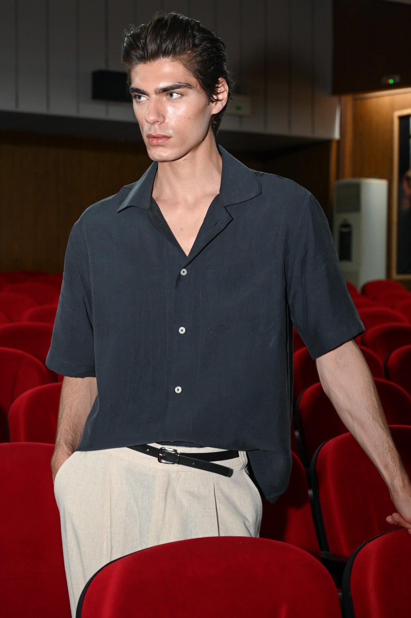 Πουκάμισο regular fit με τσέπη