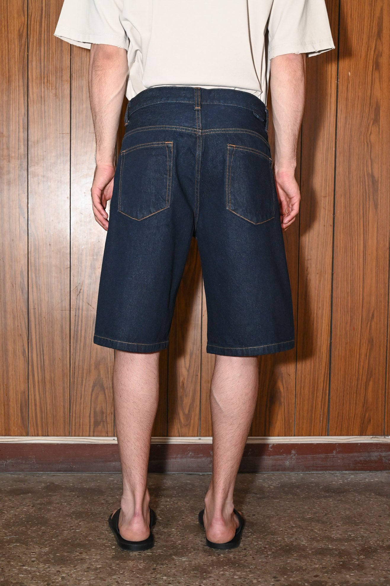 Τζιν βερμούδα relaxed fit