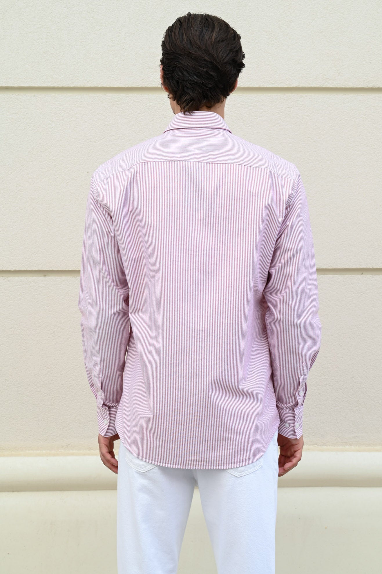 Ριγέ πουκάμισο regular fit oxford