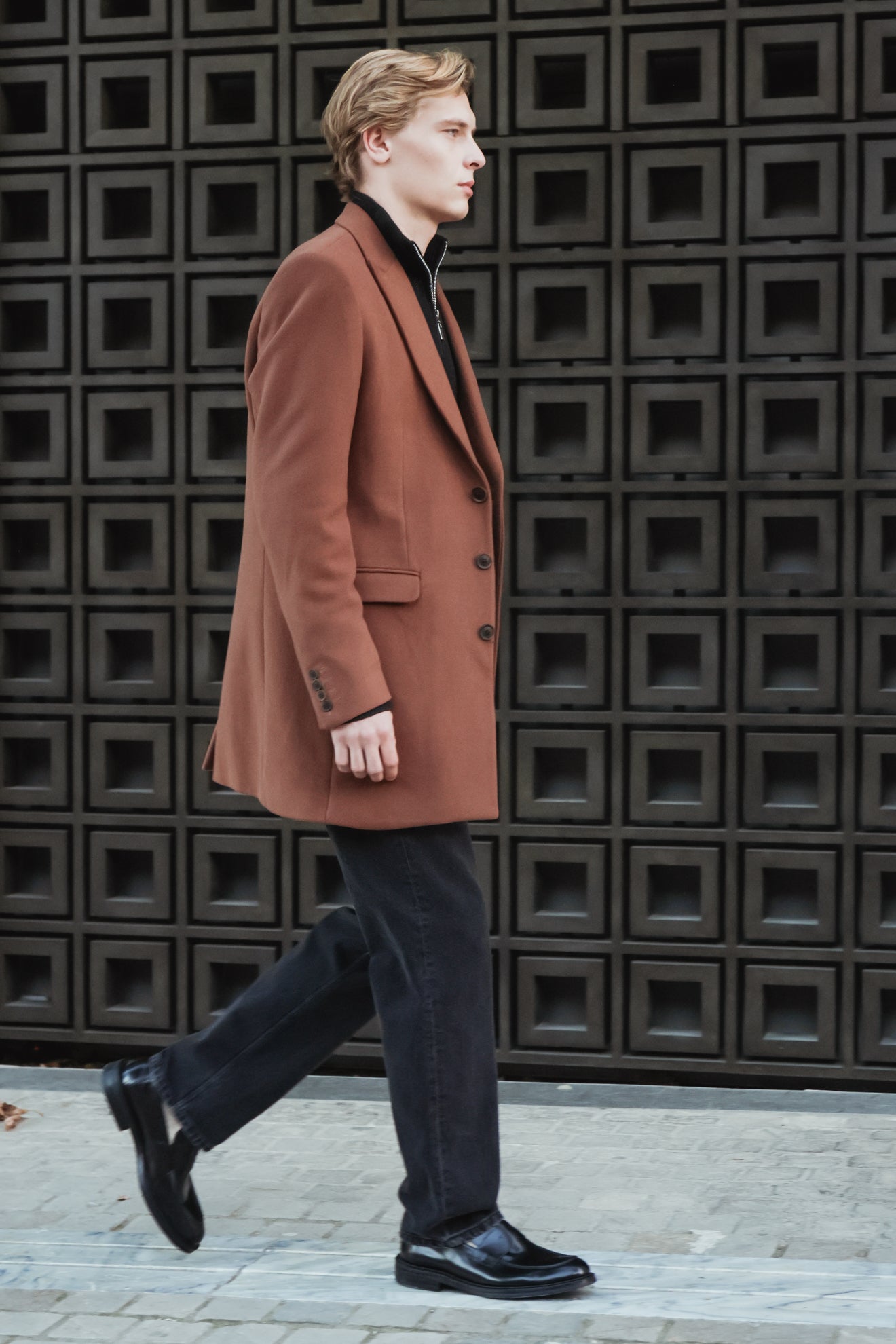 Παλτό με μείγμα μαλλιού