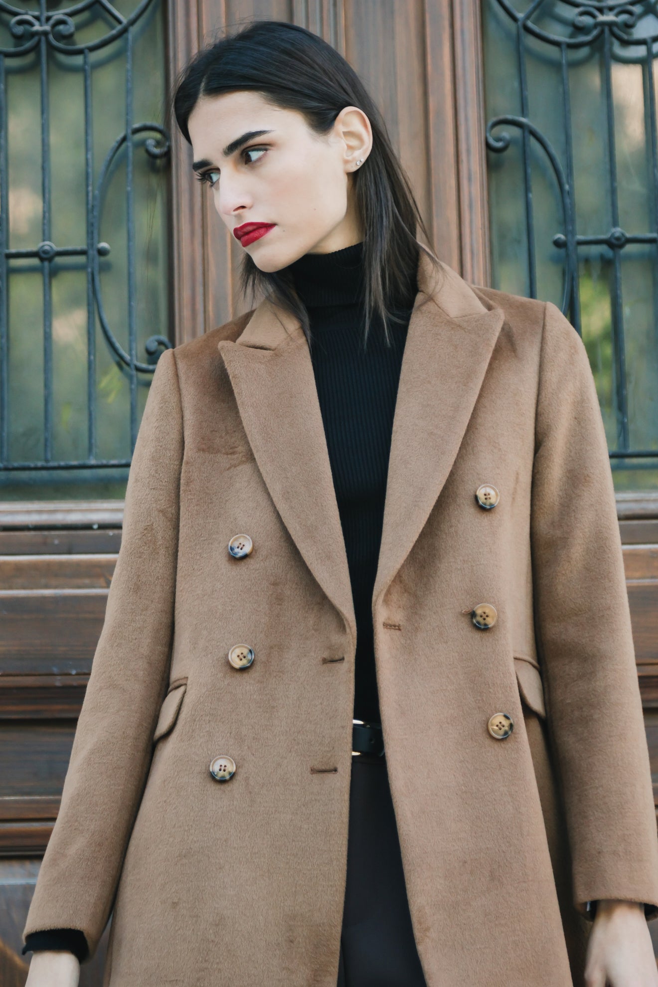 Παλτό με μείγμα μαλλιού