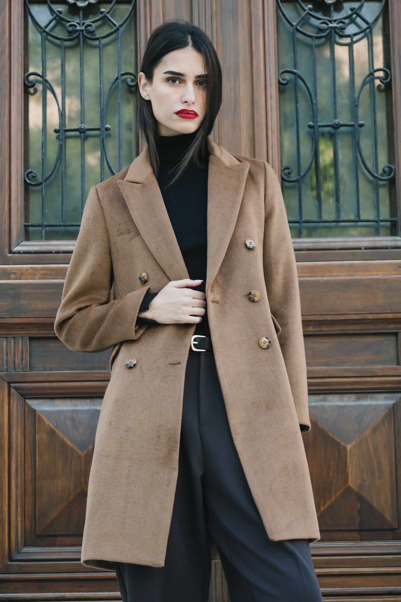 Παλτό με μείγμα μαλλιού