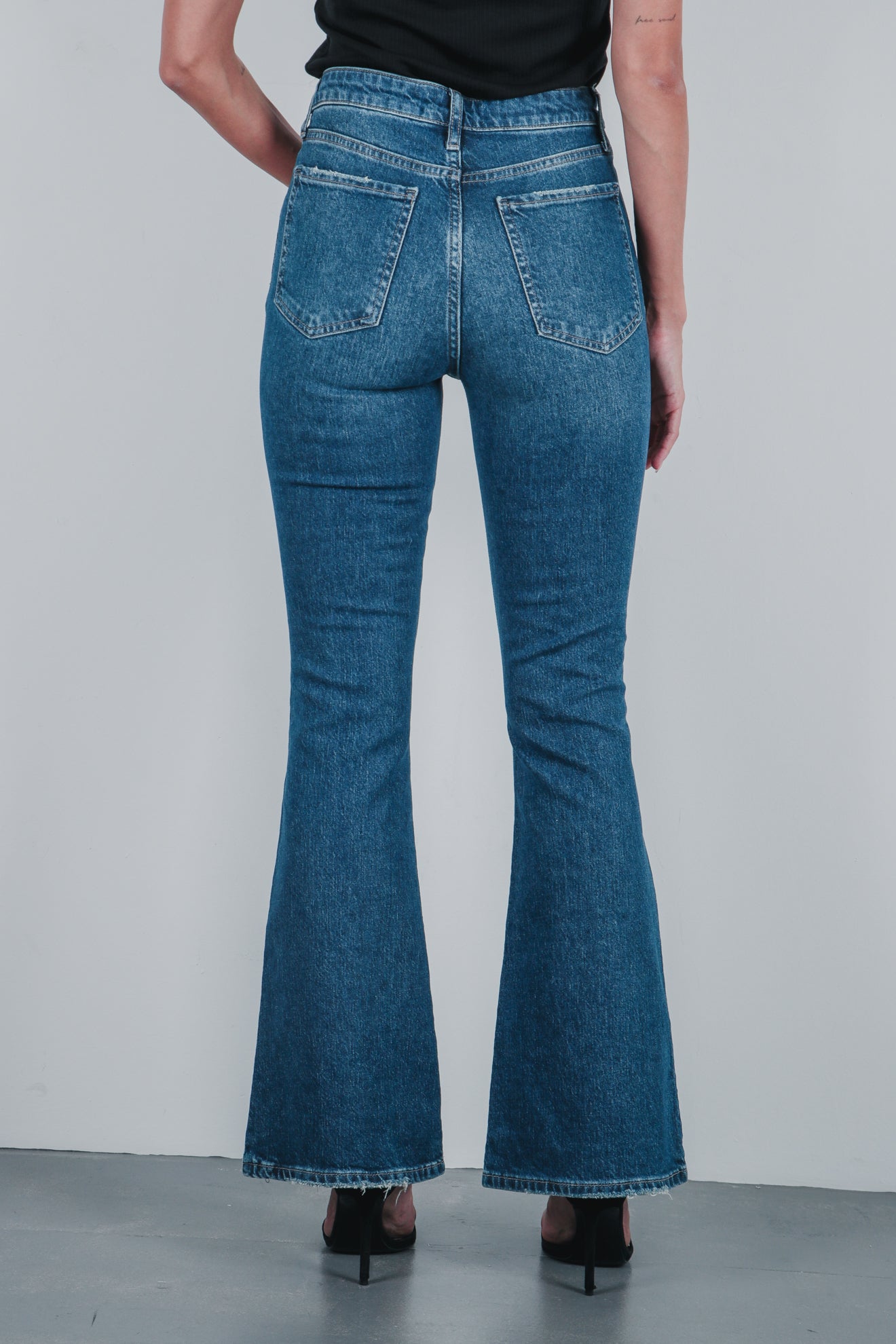 Τζιν flare ψηλόμεσο