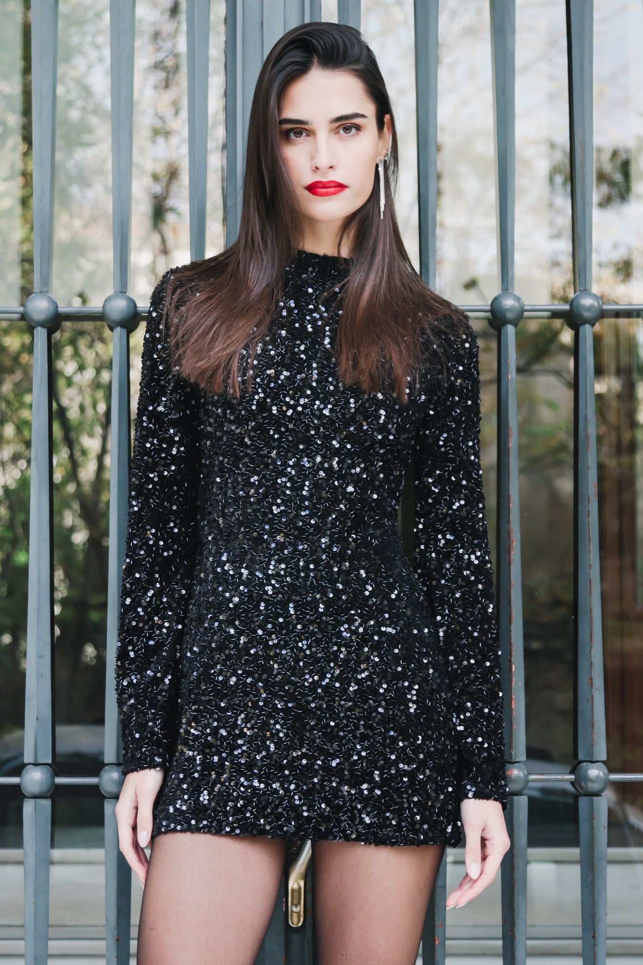 Mίνι φόρεμα με πούλιες