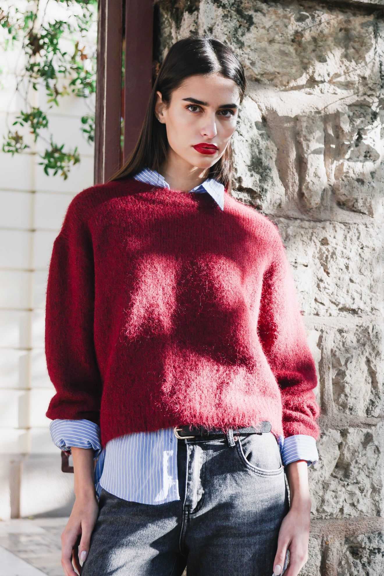 Πλεκτή μπλούζα soft