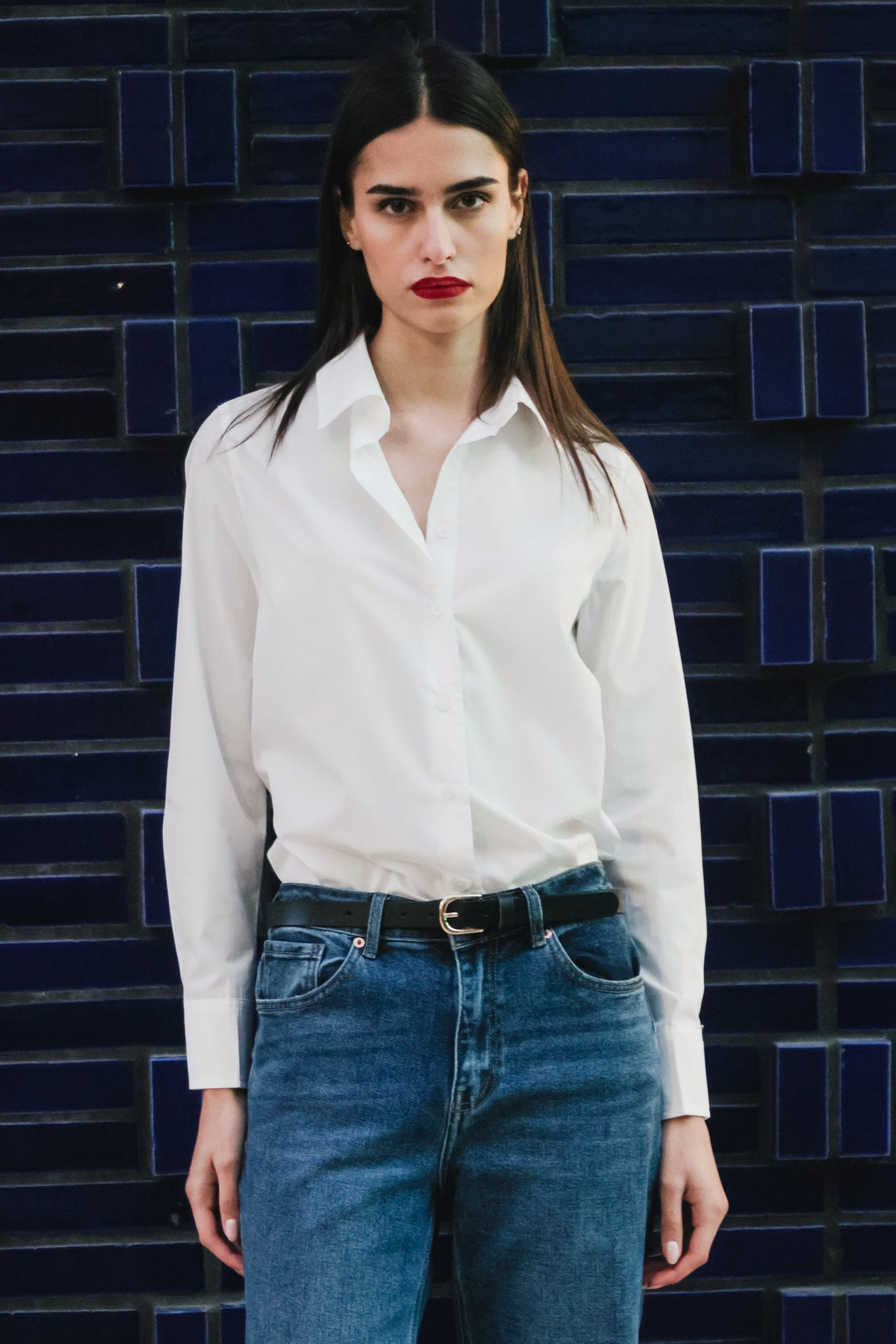 Πουκάμισο ποπλίνα