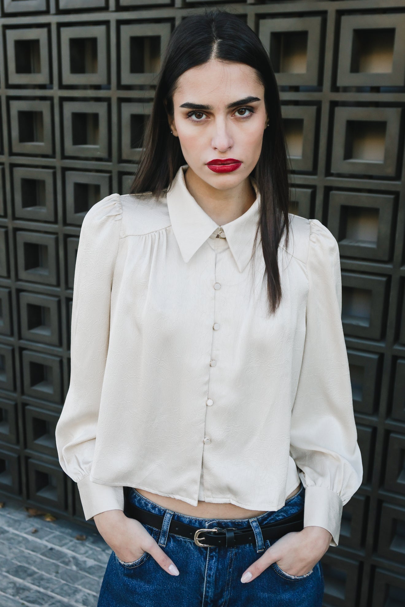 Πουκάμισο με τσαλακωμένη όψη