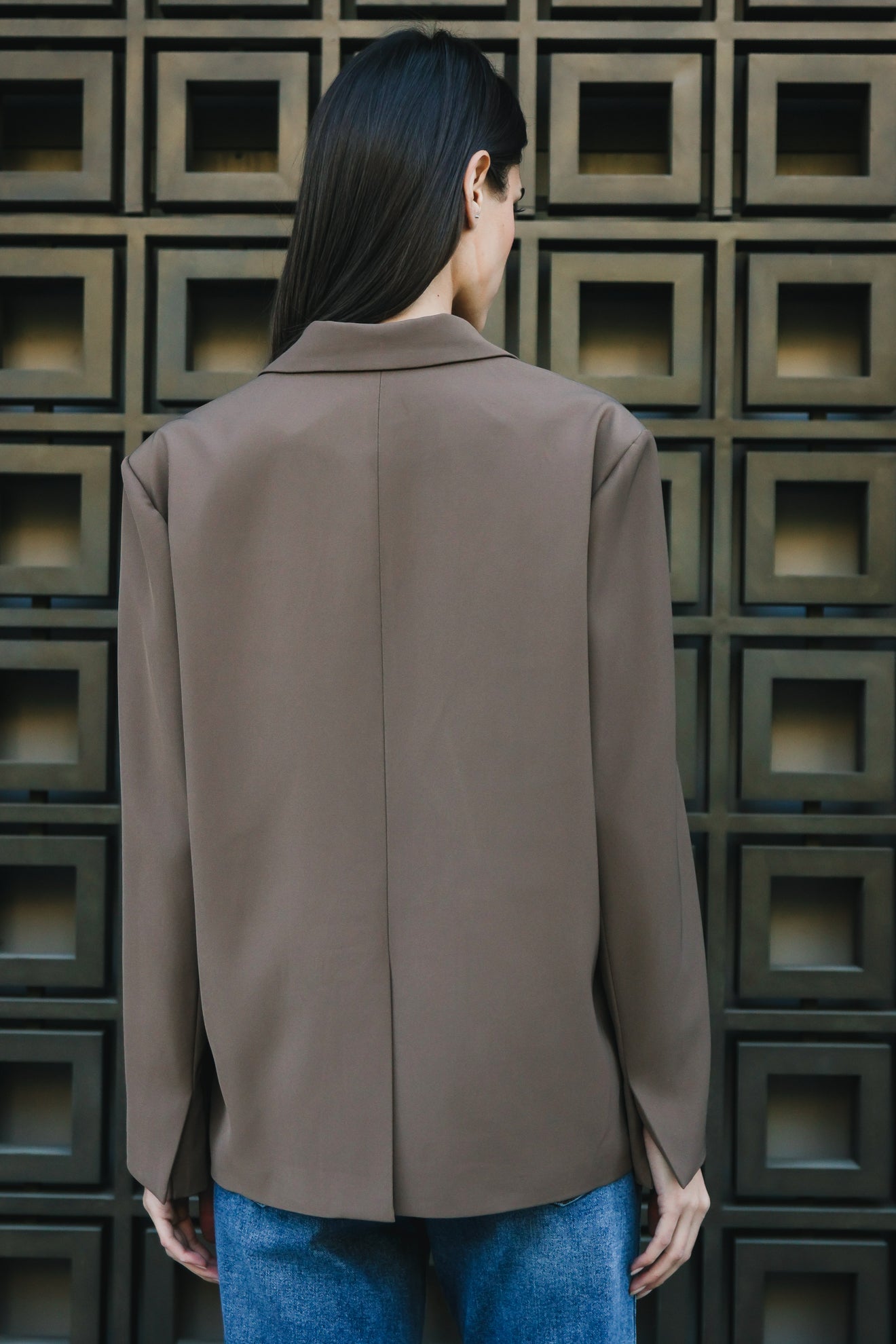 Σταυρωτό μπλέιζερ oversized