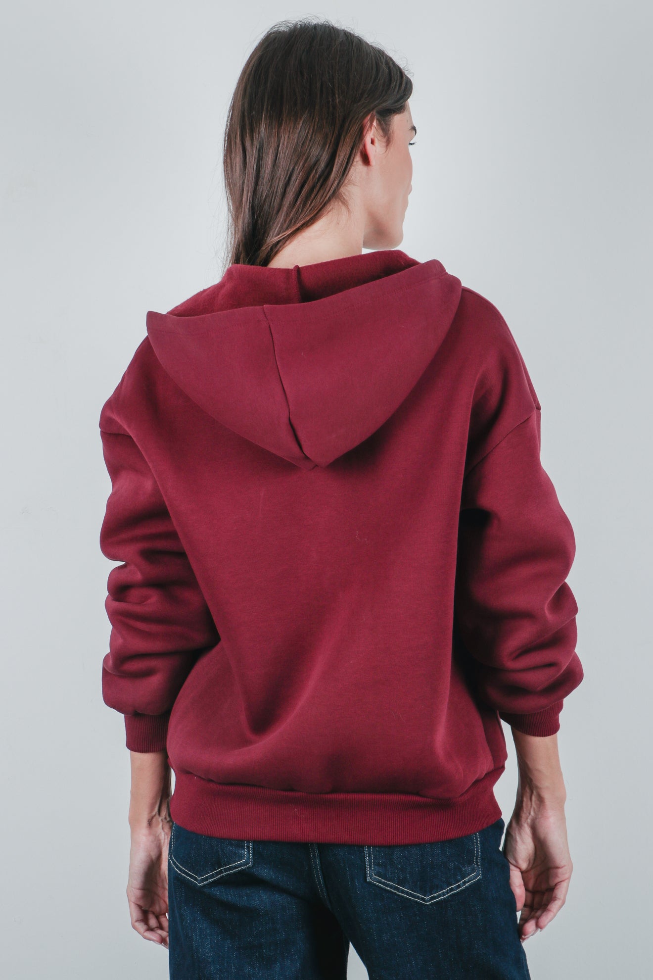 Ζακέτα φούτερ με κουκούλα