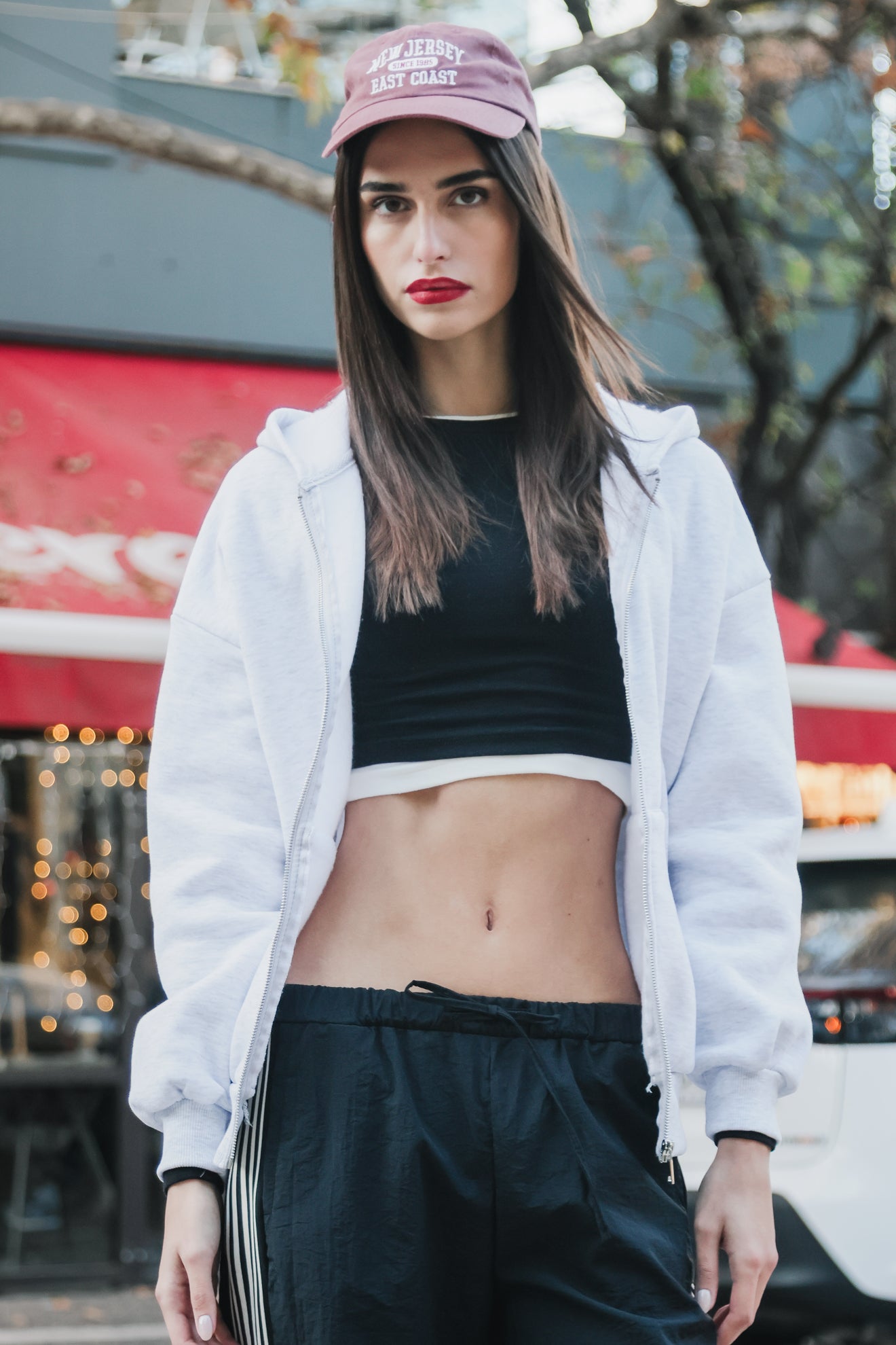 Ζακέτα φούτερ με κουκούλα