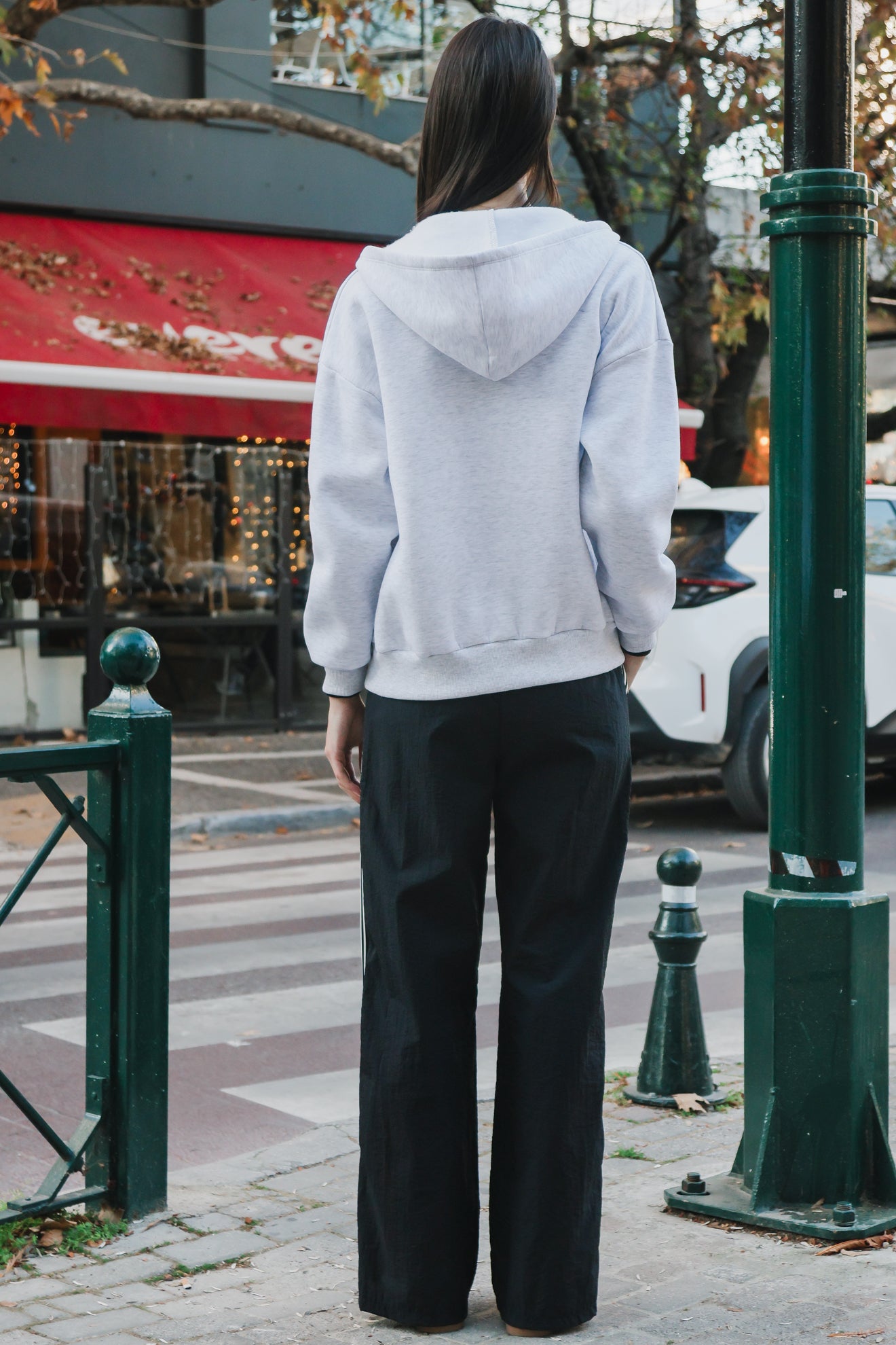 Ζακέτα φούτερ με κουκούλα