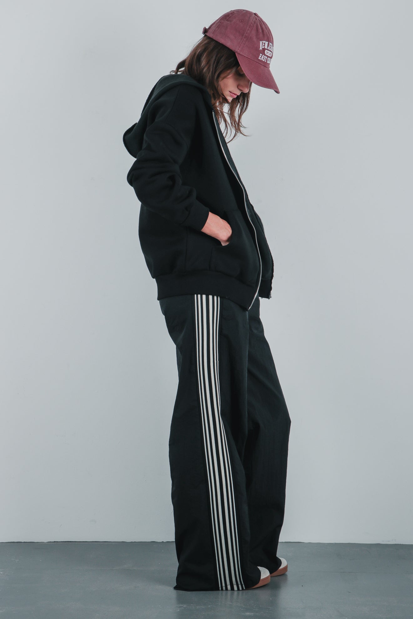 Ζακέτα φούτερ με κουκούλα