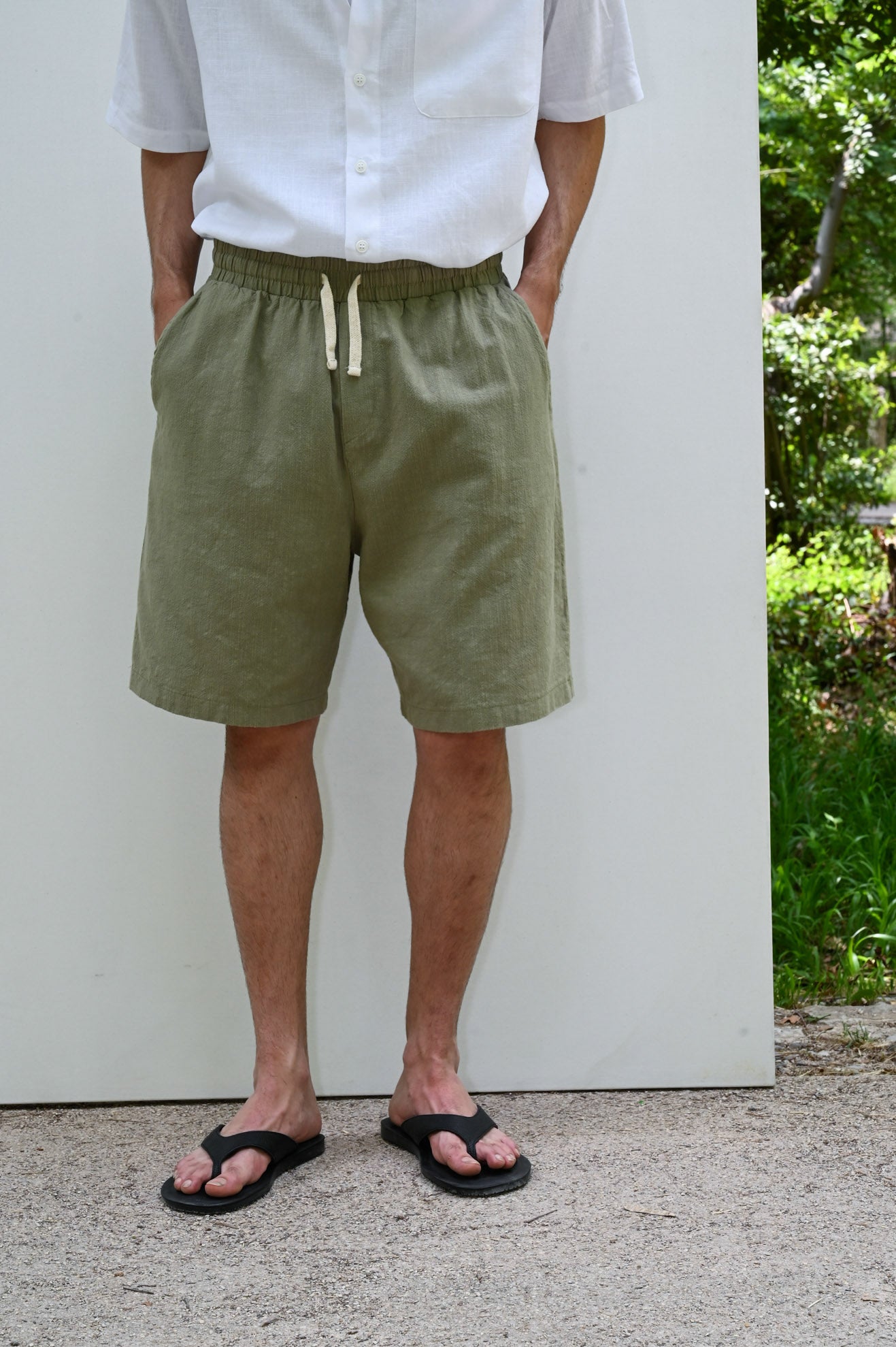 Βαμβακερή βερμούδα relaxed fit
