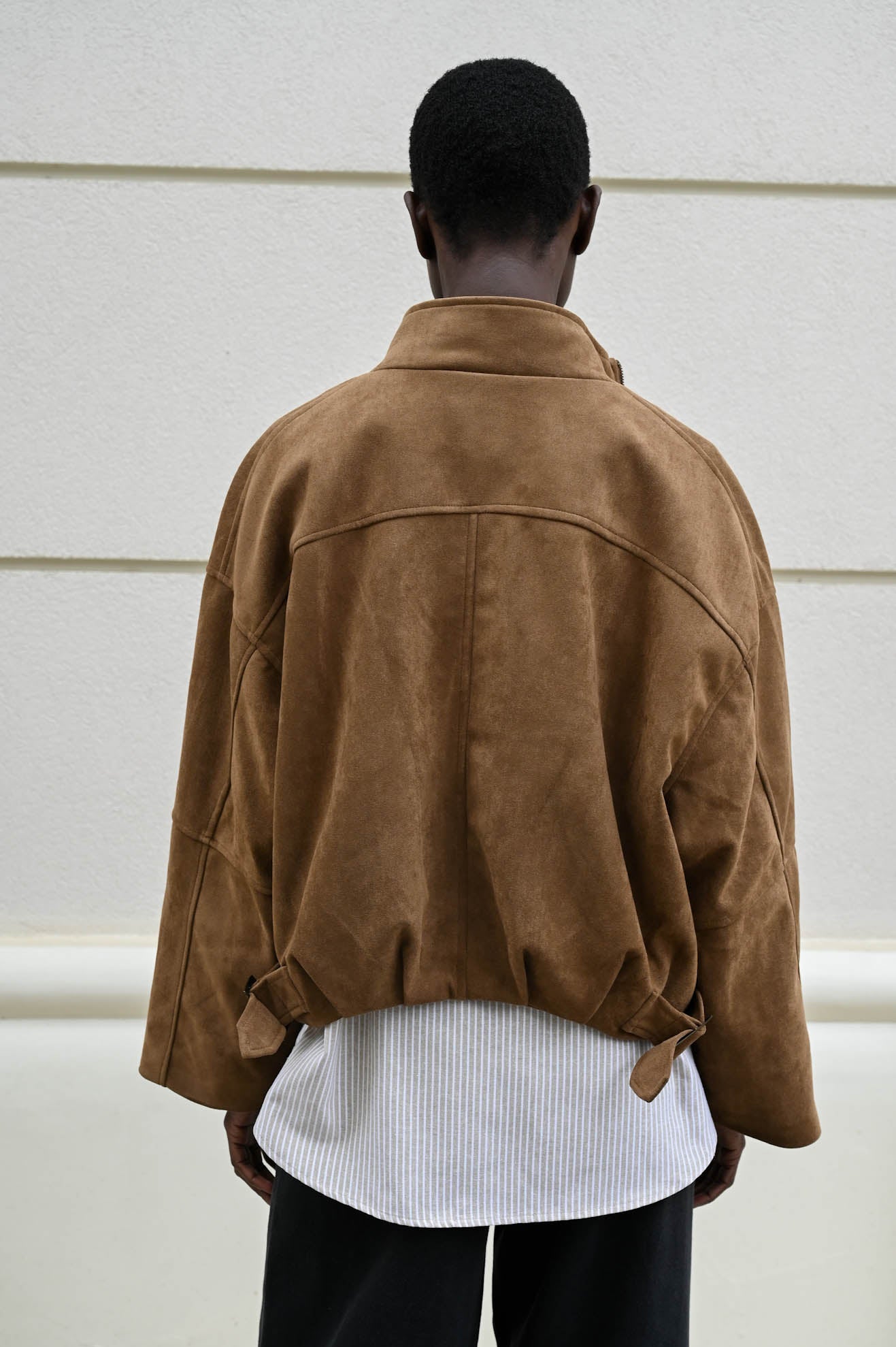 Μπουφάν με όψη καστόρ