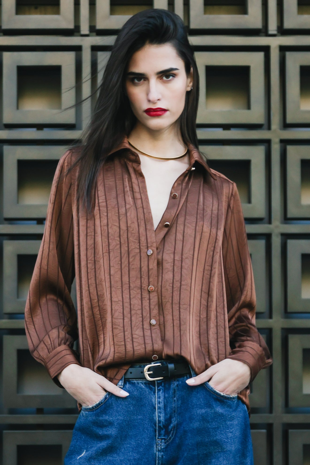 Σατέν πουκάμισο