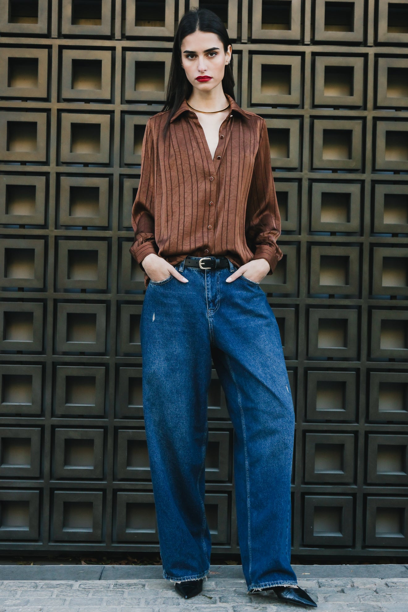 Σατέν πουκάμισο