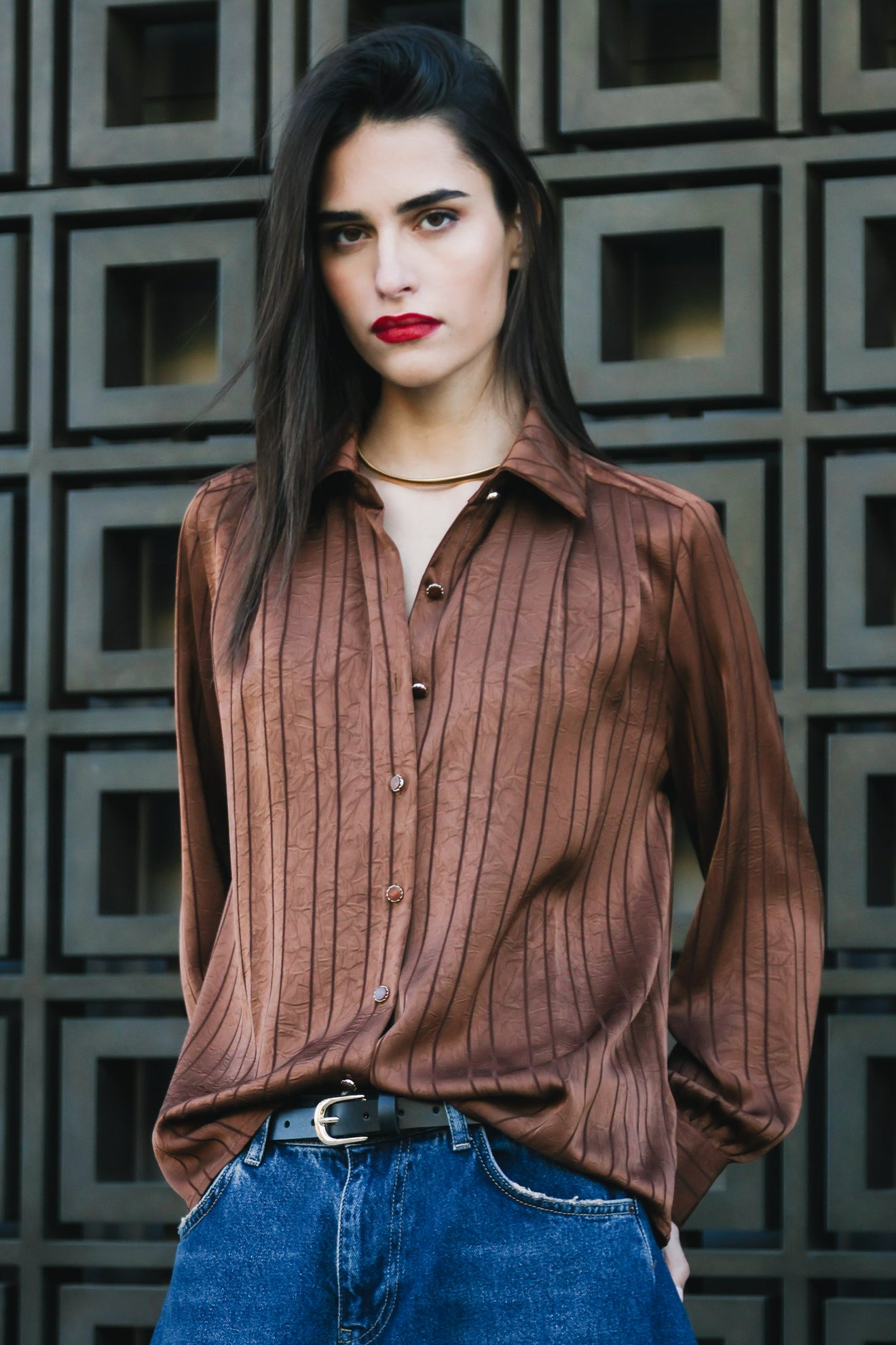 Σατέν πουκάμισο