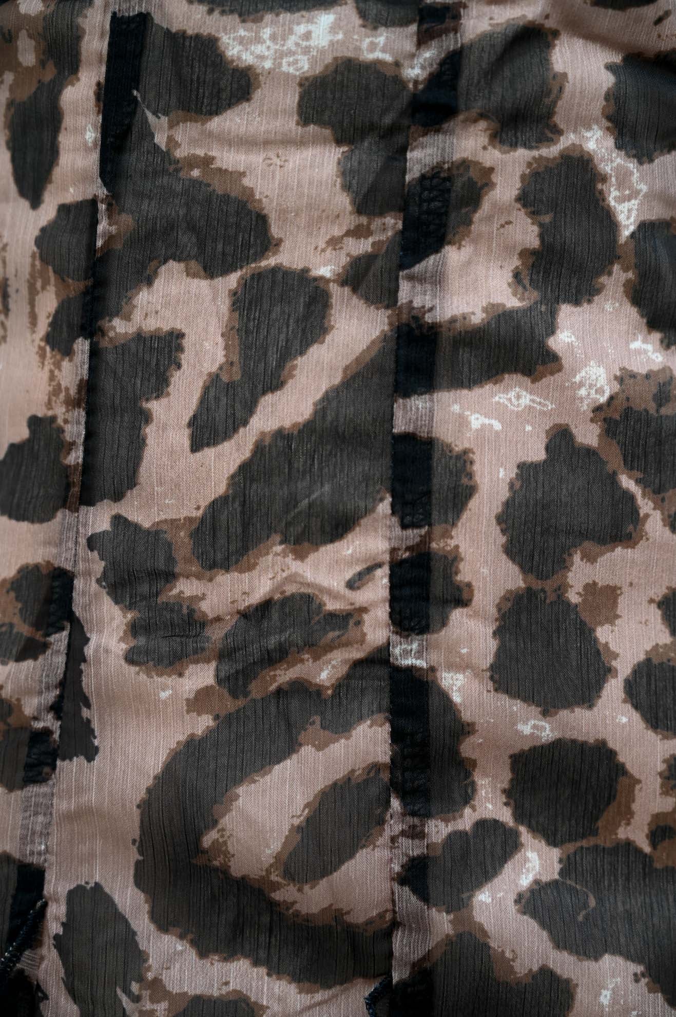 Ασύμμετρο φόρεμα animal print