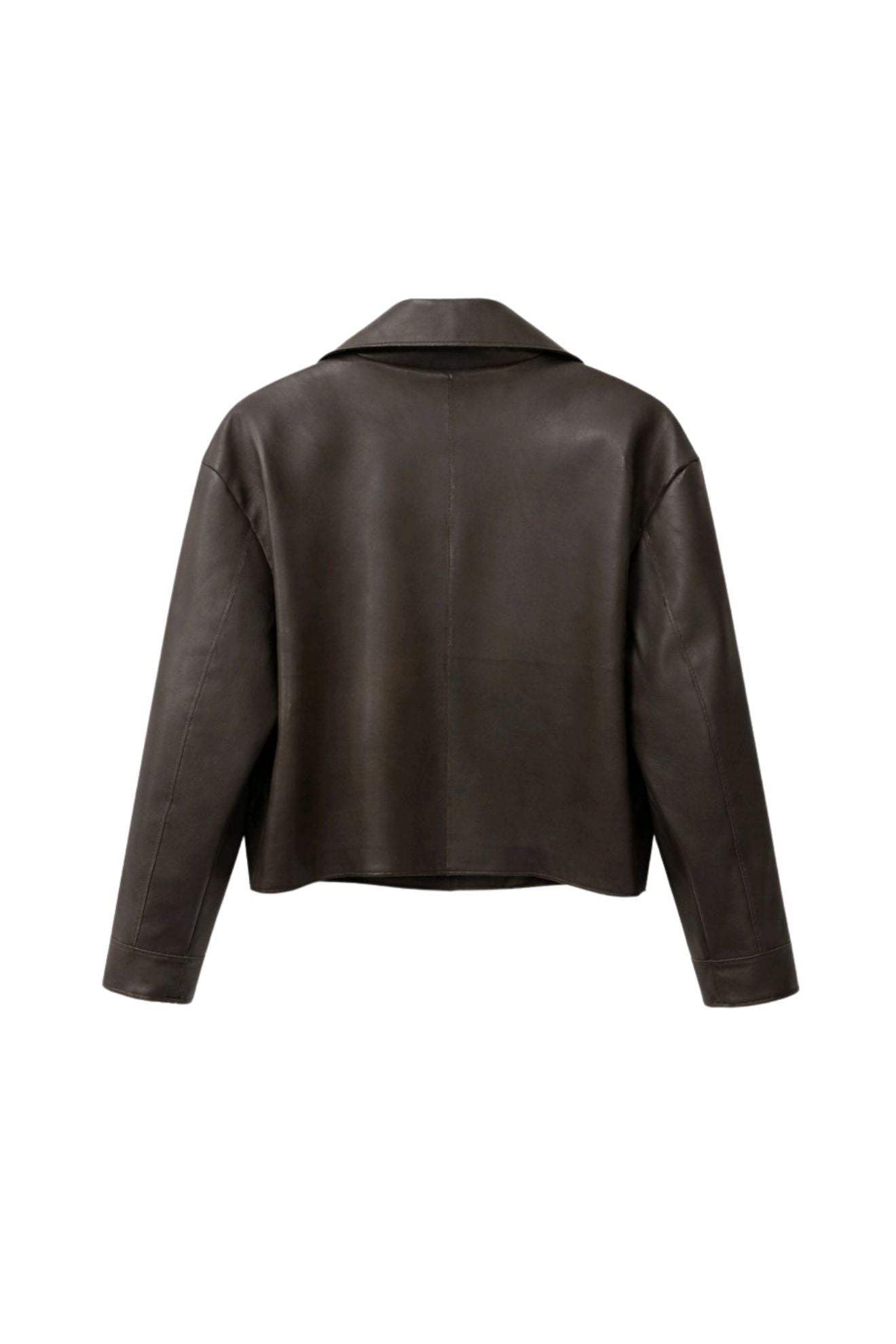 Τζάκετ με υφή δέρματος