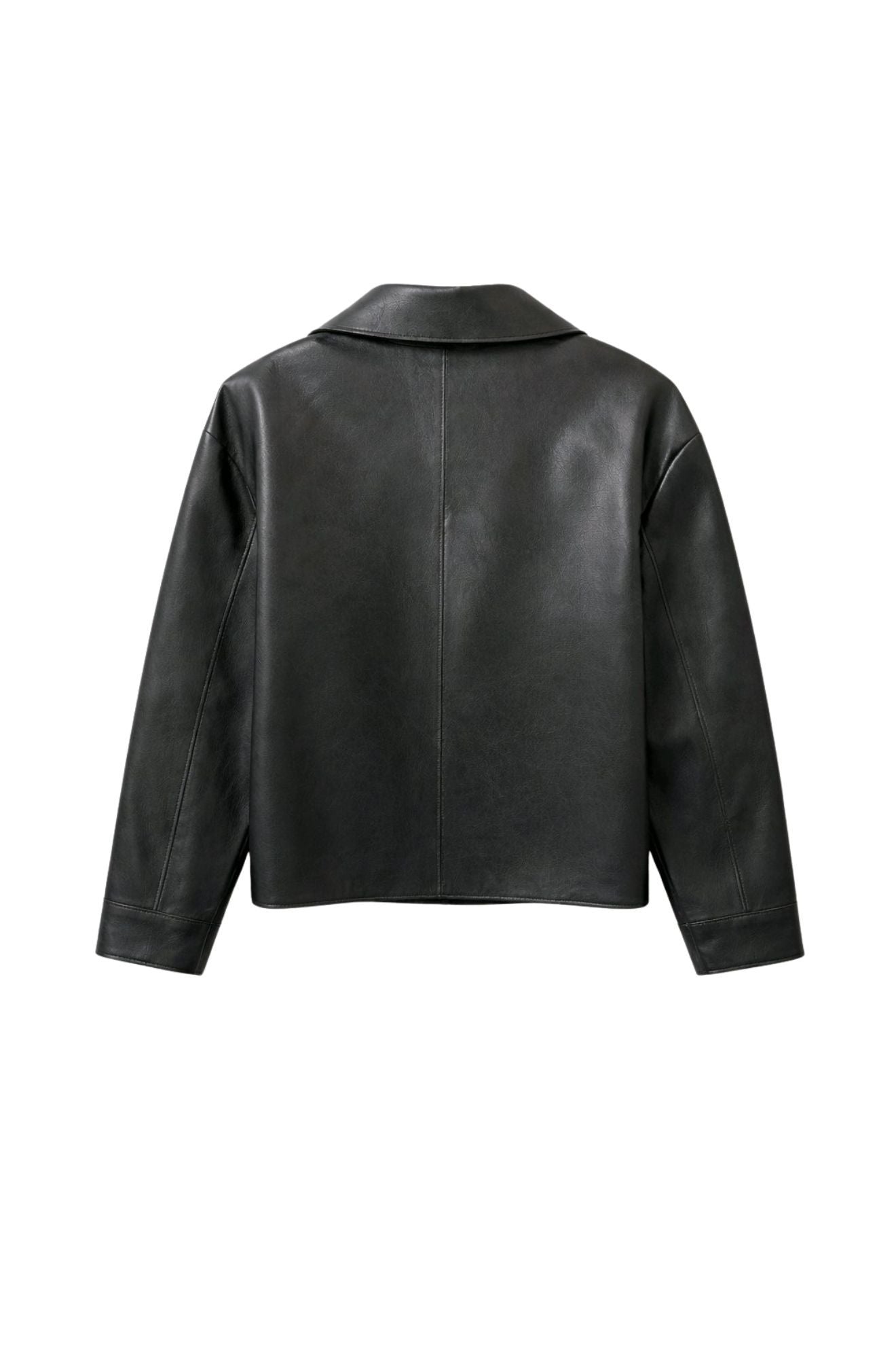 Τζάκετ με υφή δέρματος