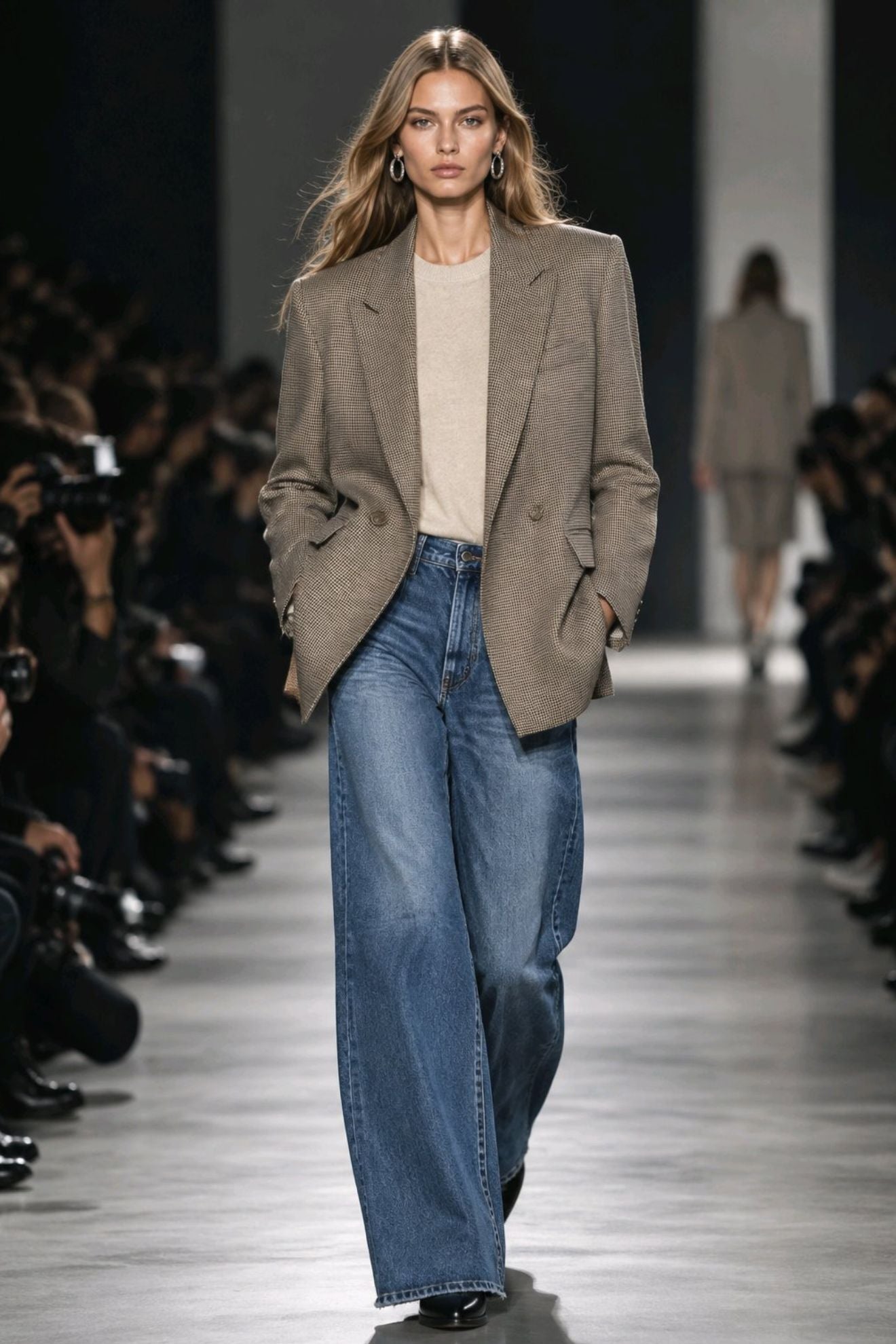 Σταυρωτό μπλέιζερ oversized