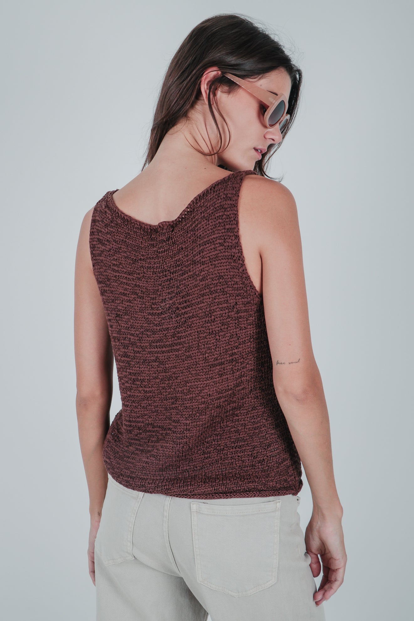 Αμάνικο πλεκτό