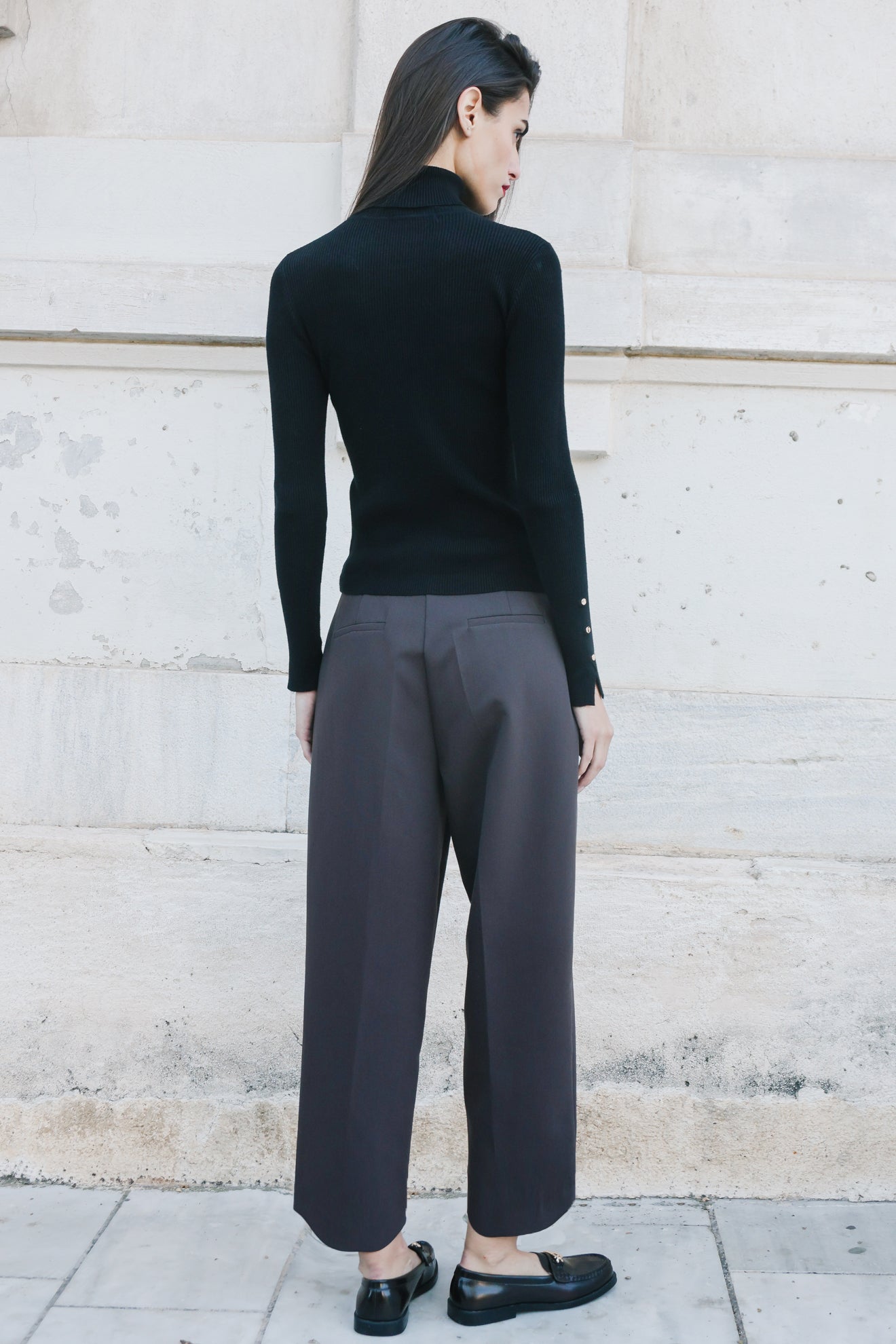 Παντελόνι balloon με πιέτες