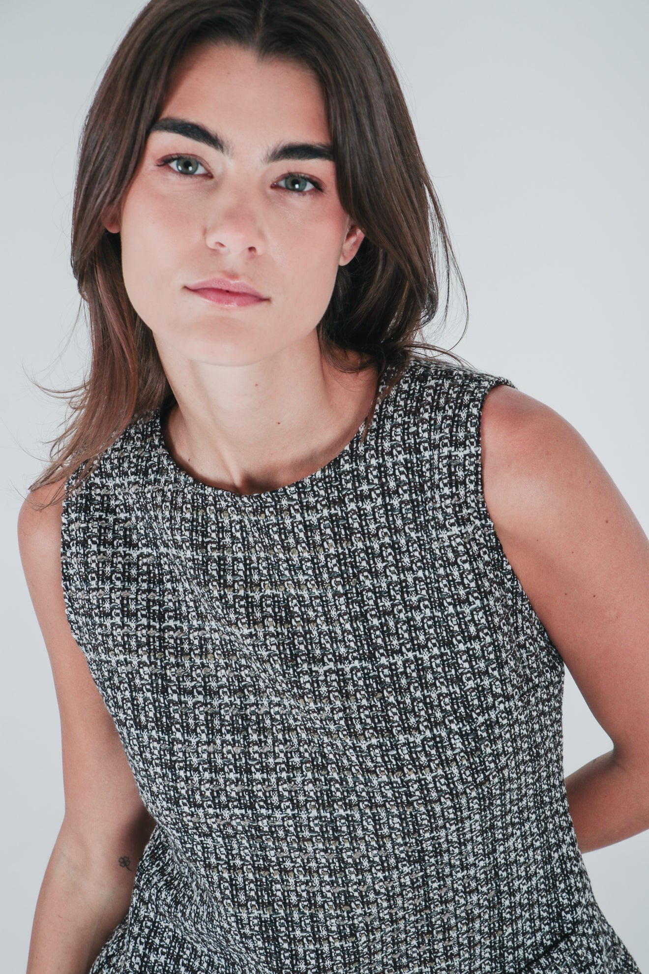 Μίνι φόρεμα tweed