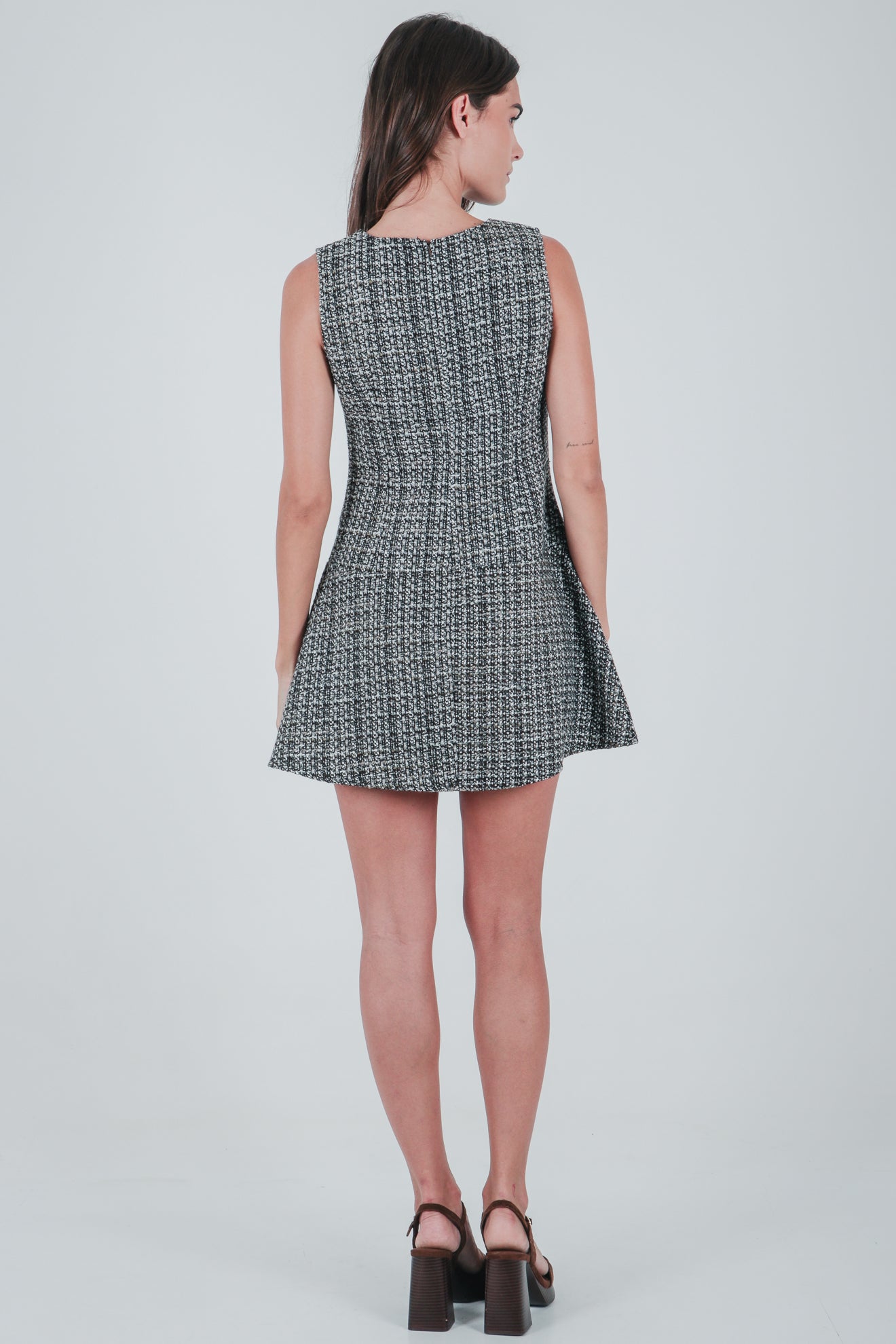 Μίνι φόρεμα tweed