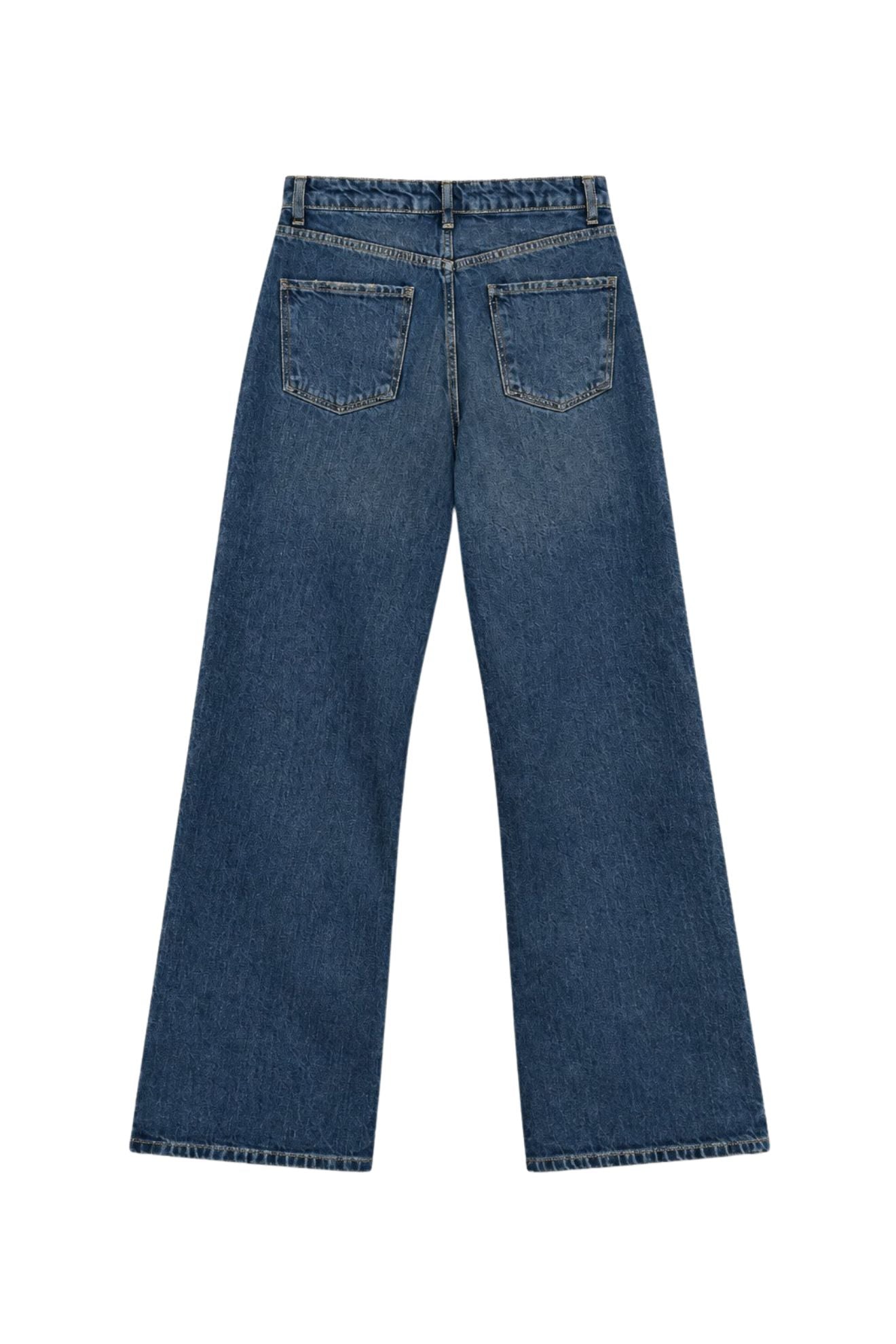 Τζιν wide leg με σκισίματα
