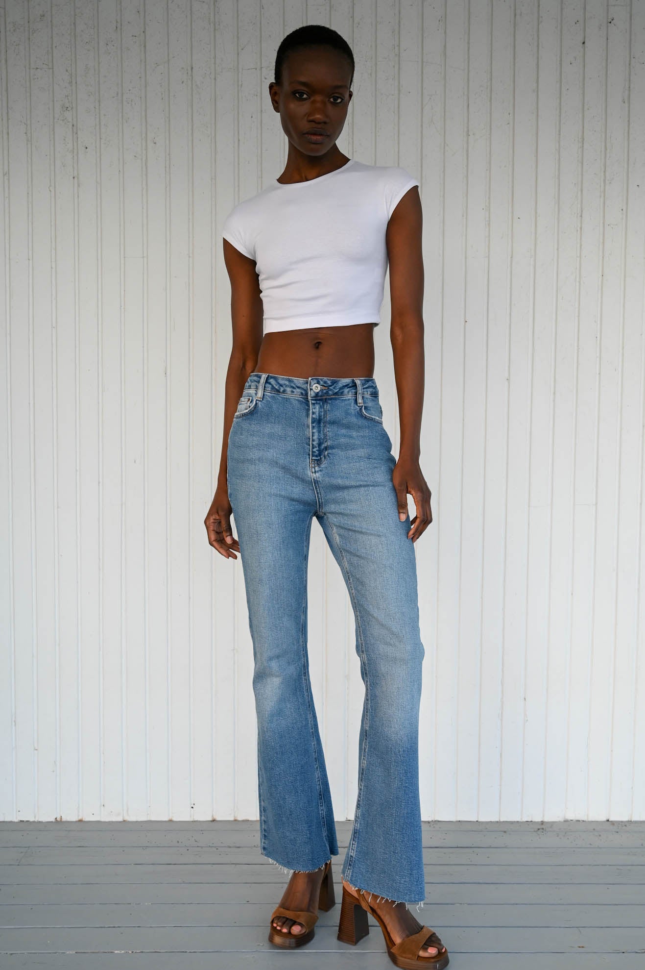 Τζιν flare ψηλόμεσο