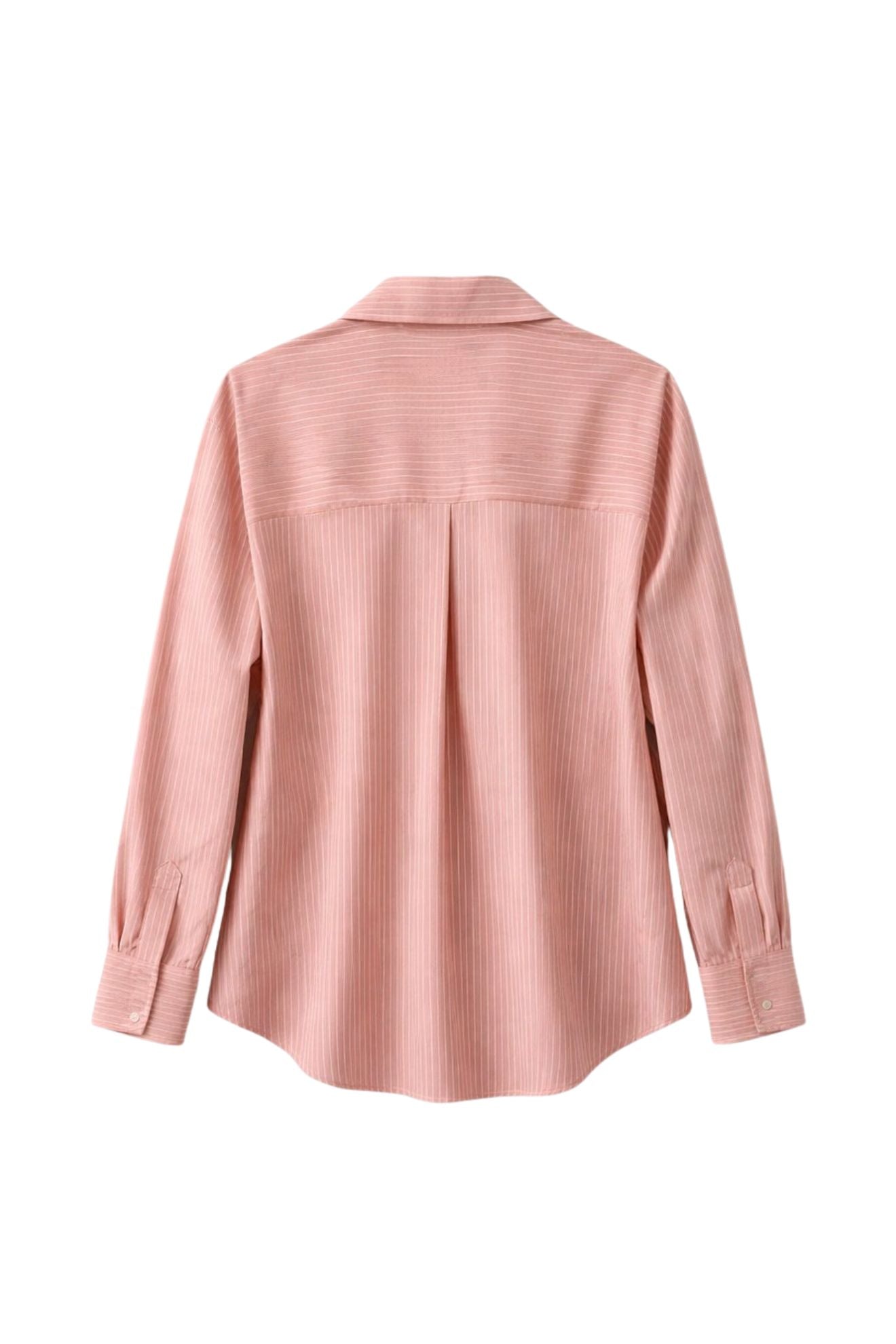 Ριγέ πουκάμισο με τσέπη