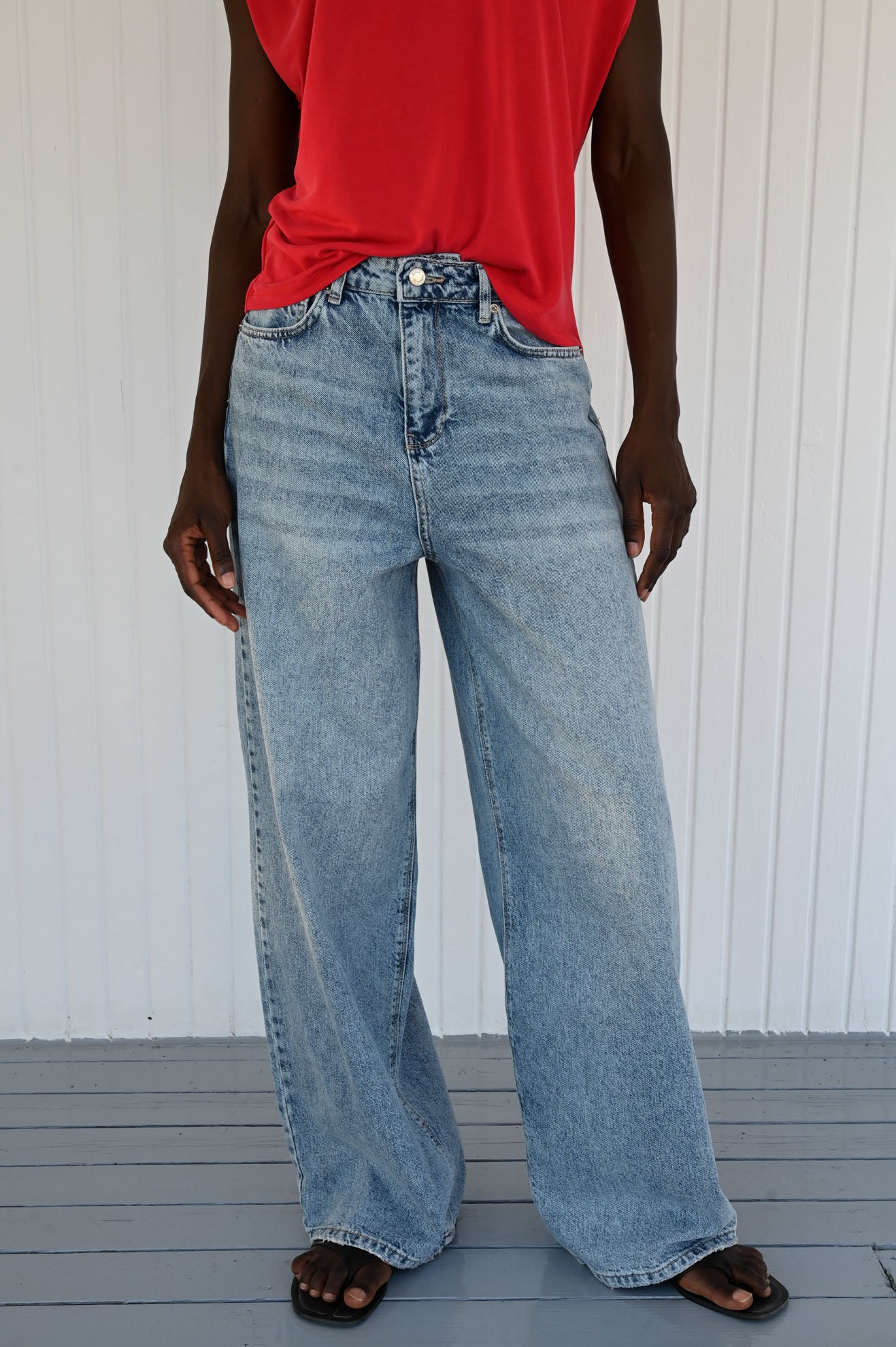 Τζιν wide leg