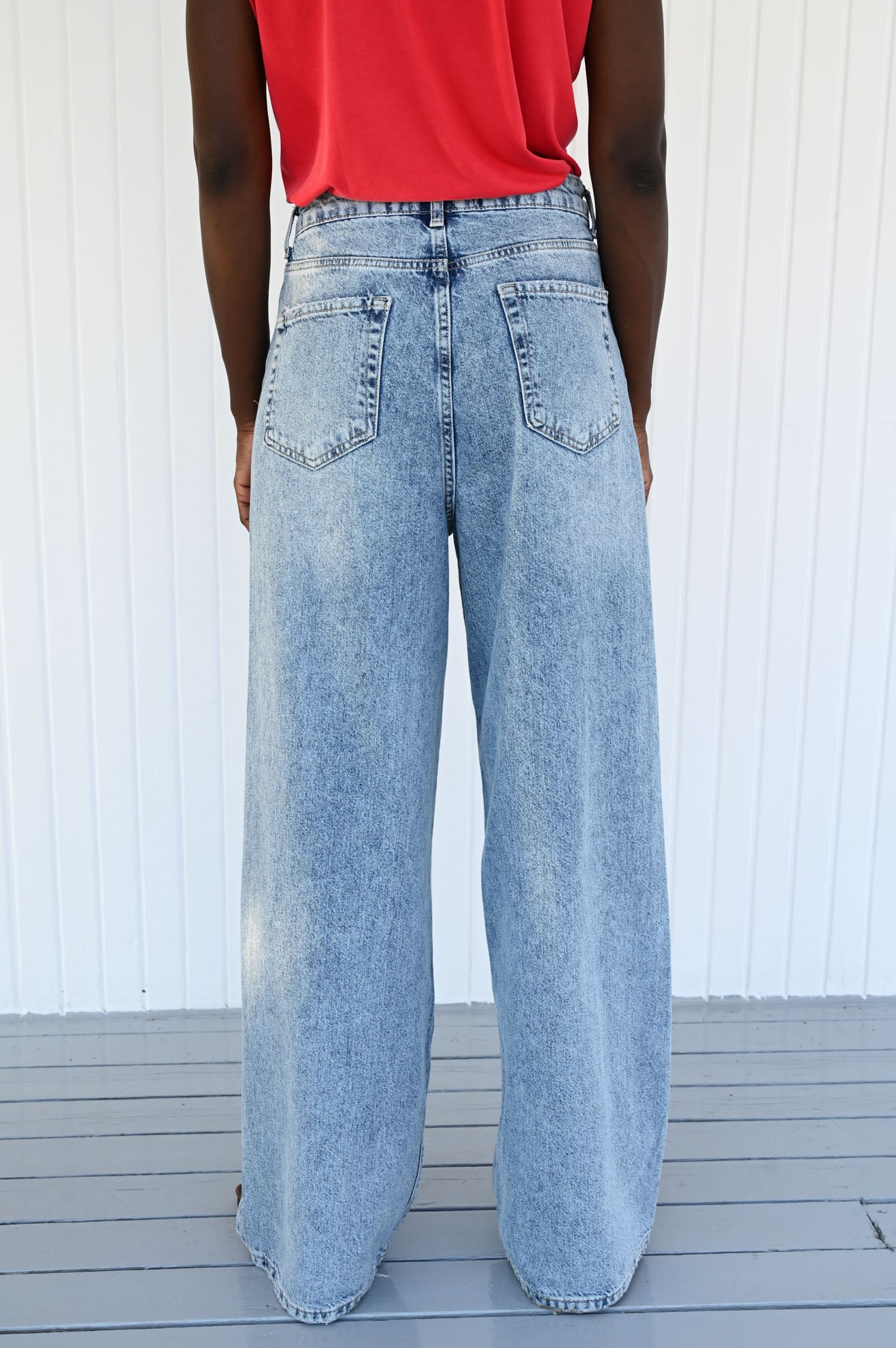Τζιν wide leg