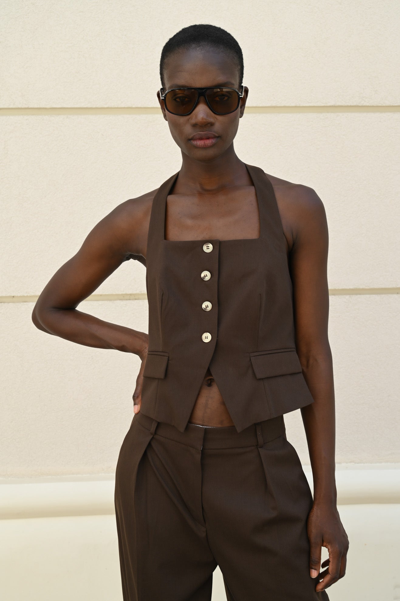 Γιλέκο halter - 2 piece set